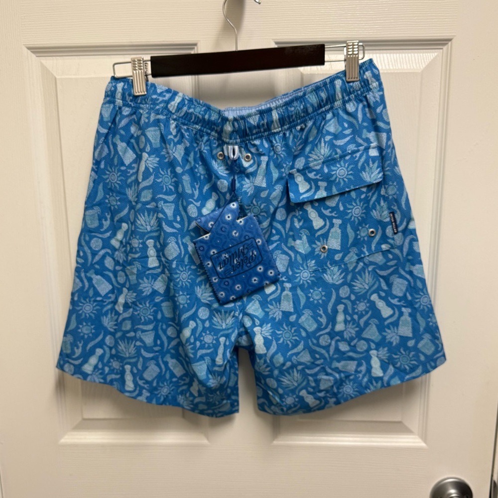 New Peter Millar Mosaic Swim Trunks - Picture 10 of 12
